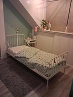 Mennen IKEA meegroei bed wit, Ophalen, Verstelbaar, Eenpersoons, Wit