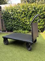 Stoere industriele kar, Ophalen, Gebruikt, Transportkar