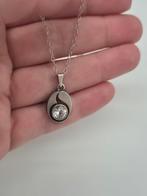 Zilveren Ketting Karl Laine Finland 925, Met hanger, Gebruikt, Verzenden, Zilver