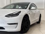Tesla Model 3 Long Range AWD 75 kWh 87% SOH | Wit leder inte, Auto's, 27 €/maand, Stof, Wit, Origineel Nederlands