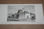 Antieke gravure - Fort Barneveld Batjan Molukken - 1883 !!, Ophalen of Verzenden