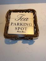 Riviera Maison Onderzetters met Rotan Mandje, Huis en Inrichting, Woonaccessoires | Onderzetters, Ophalen, Gebruikt, Glas of Kopje