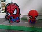 Spiderman lichtbox en decoratie pop, Ophalen of Verzenden, Nieuw, Wanddecoratie
