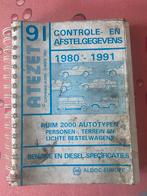 Auto Afstelgegevens 1980-1991, Ophalen of Verzenden, Gelezen, Algemeen