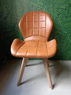 Stoel cognac, Ophalen, Gebruikt, Bruin, Hout