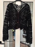 Nieuw zwart gehaakt vestje maat 40-42., Ophalen of Verzenden, Zo goed als nieuw, Maat 38/40 (M), Zwart