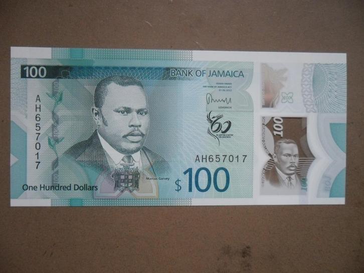 Jamaica #W97 [2022] / 100 dollars UNC (comm.), Postzegels en Munten, Bankbiljetten | Amerika, Los biljet, Midden-Amerika, Verzenden