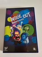Dvd inside out - binnenstebuiten - Disney, Alle leeftijden, Ophalen of Verzenden, Amerikaans, Tekenfilm