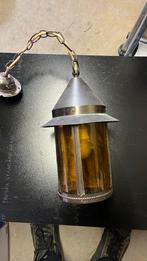Antiek nostalgie oude hanglamp koper/ messing, Antiek en Kunst, Antiek | Lampen, Ophalen of Verzenden