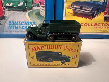 Matchbox Lesney Nr.49a Army Half Track beschikbaar voor biedingen