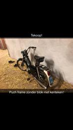 Puch frame met kenteken, Fietsen en Brommers, Brommers | Puch, Ophalen