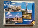 Puzzelbox - 3 legpuzzels (1000 stukjes), Hobby en Vrije tijd, Denksport en Puzzels, Ophalen of Verzenden, Zo goed als nieuw