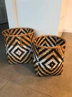 Manden 2x, Huis en Inrichting, Ophalen, Overige materialen, Gebruikt, Mand