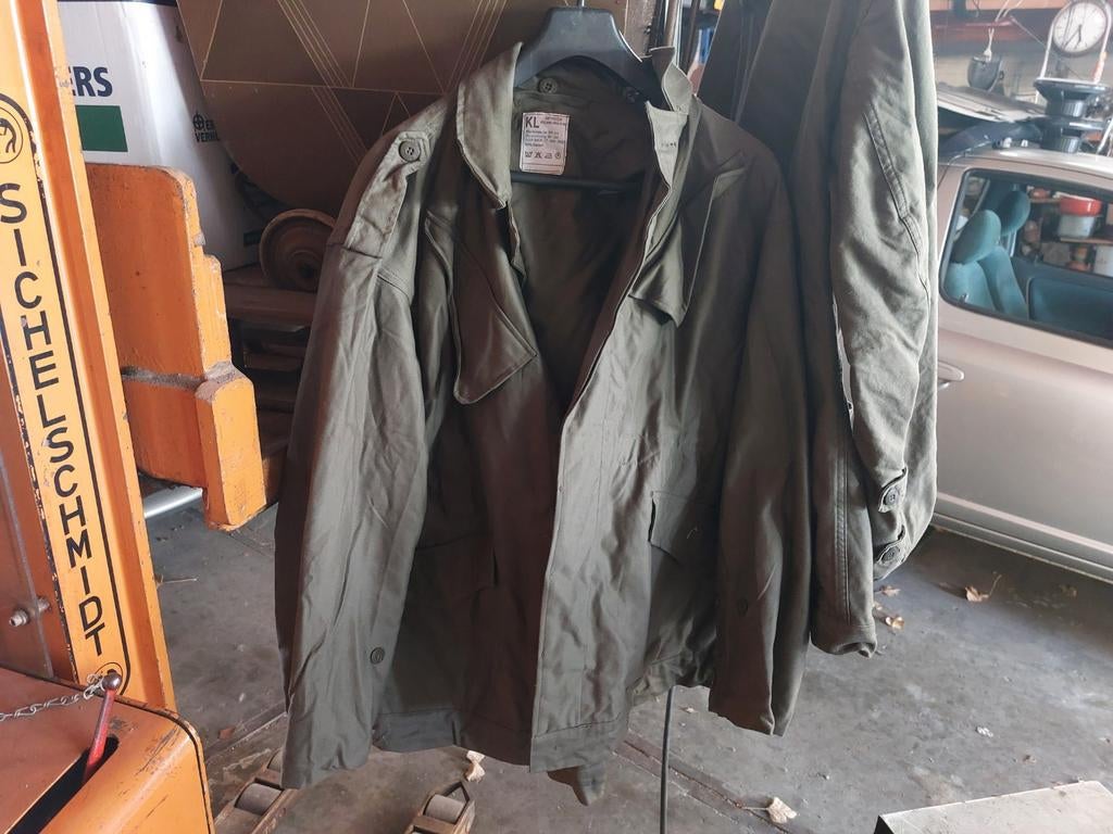 Legerjassen Nederland zgan, Verzamelen, Ophalen of Verzenden, Landmacht, Nederland, Embleem of Badge