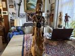 Zeldzame Oude Houten Wajangpop. Dubbel Gezicht meegebracht e, Ophalen of Verzenden
