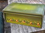 Groene broodtrommel retro vintage, Verzamelen, Retro, Ophalen of Verzenden, Huis en Inrichting