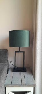 Lampenvoet zwart metaal met of zonder lampenkap, Huis en Inrichting, Lampen | Tafellampen, Ophalen, Zo goed als nieuw, Metaal