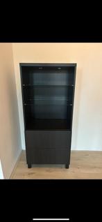 Opberg kast - IKEA - Zwart 137x60x40, Antiek en Kunst, Antiek | Meubels | Kasten, Ophalen