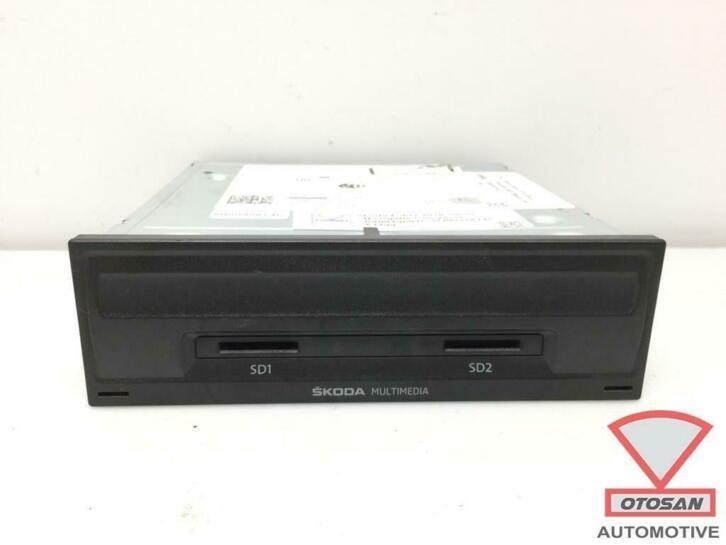 Skoda Fabia 2018 Navigatie Multi Media Unit 5Q0035874C, Auto-onderdelen, Dashboard en Schakelaars, Skoda, Gebruikt, Ophalen of Verzenden