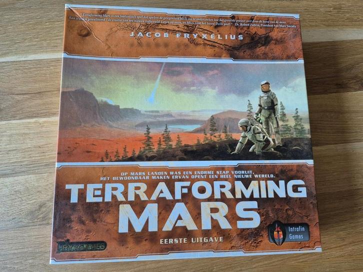Terraforming Mars bordspel - Nederlands, Hobby en Vrije tijd, Gezelschapsspellen | Bordspellen, Zo goed als nieuw, Een of twee spelers