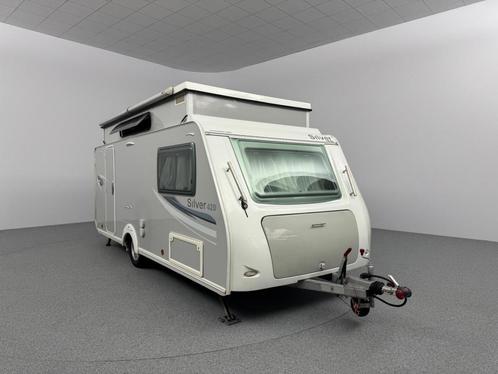 Trigano 420 CP Silver 1e eigenaar Mover Cassetteluifel, Caravans en Kamperen, Caravans, Bedrijf, Treinzit, Overige merken, Vast bed