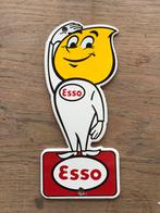 Esso emaille reclamebord, Ophalen of Verzenden, Zo goed als nieuw, Reclamebord