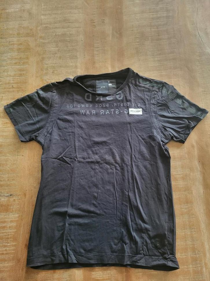 G-Star | t-shirt | zgan | maat M, Kleding | Heren, T-shirts, Zo goed als nieuw, Maat 48/50 (M), Zwart, Ophalen of Verzenden