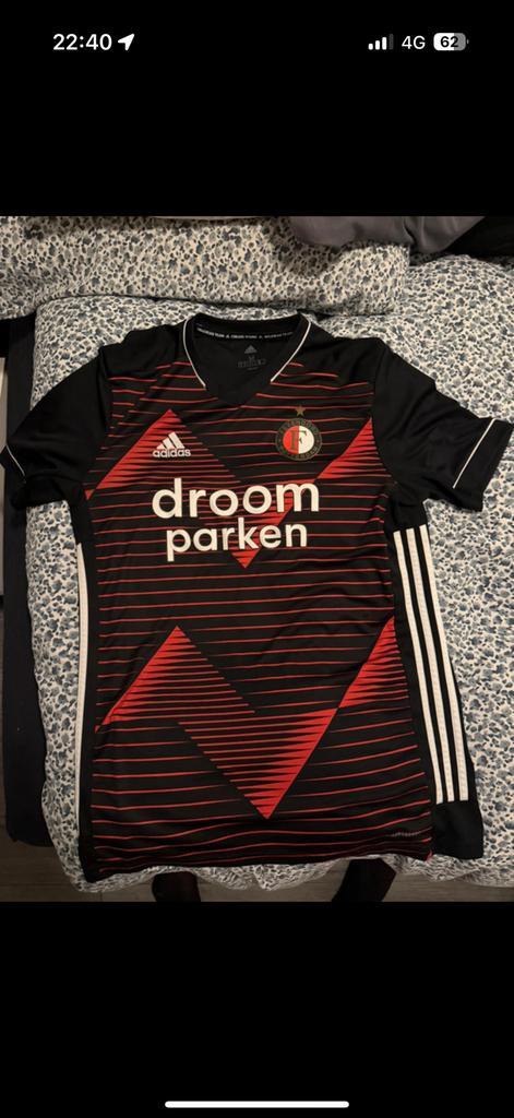Feyenoord uitshirt Adidas seizoen 20/21 Maat M, Sport en Fitness, Voetbal, Zo goed als nieuw, Trainingspak, Maat M, Ophalen of Verzenden
