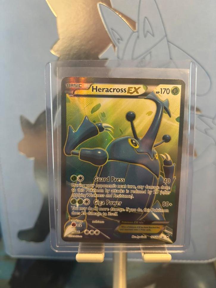 Heracross EX, Hobby en Vrije tijd, Verzamelkaartspellen | Pokémon, Zo goed als nieuw, Ophalen of Verzenden