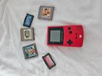 Nintendo gameboy colour roze met 6 spellen. 6e spel zit erin, Ophalen, Gebruikt