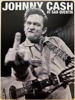 Johnny Cash at San Quentin reclamebord van metaal wandbord