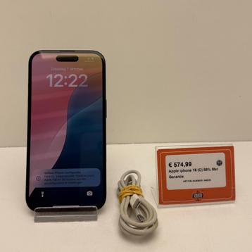 Apple iphone 16 (C) 88% - Met Garantie beschikbaar voor biedingen