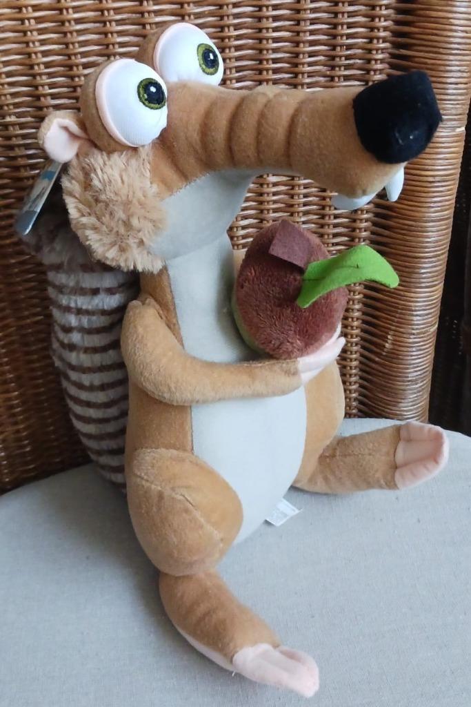 Ice Age knuffels Scrat en Sid, Kinderen en Baby's, Speelgoed | Knuffels en Pluche, Zo goed als nieuw, Overige typen, Ophalen of Verzenden