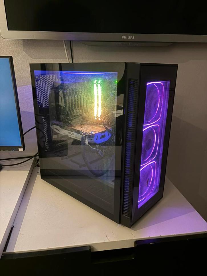 Gaming PC, Computers en Software, Desktop Pc's, Gebruikt, 3 tot 4 Ghz, SSD, 16 GB, Met videokaart, Met monitor, Gaming, Ophalen of Verzenden