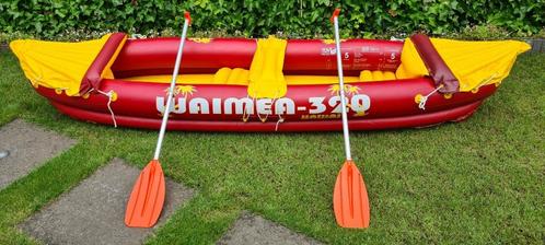 Tweepersoons opblaasbare kano Waimea 320 Hawai, Watersport en Boten, Kano's, Gebruikt, Overige typen, Twee personen, Opblaasbaar