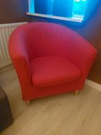Ikea tullsta rood/ witte hoes, Huis en Inrichting, Fauteuils, Ophalen, Zo goed als nieuw