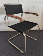 TECTA D40 Armstoel - Marcel Breuer - Design Klassieker, Ophalen, Zwart, Zo goed als nieuw, Metaal
