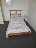 IKEA bed 90x200 – hoog hoofdbord – incl. lattenbodem, Ophalen, Landelijk / Scandinavisch / Tijdloos, Gebruikt, 90 cm