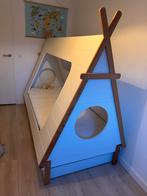 Tipi bed met bedlade, Kinderen en Baby's, Kinderkamer | Bedden, Ophalen, 85 tot 100 cm, Gebruikt, Lattenbodem