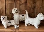CooperCraft Westie Beeldjes - Set van 3 - Made in England, Ophalen of Verzenden, Zo goed als nieuw, Dier