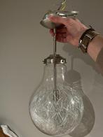 Hanglamp ‘Wire’ in Glas en RVS, Ophalen of Verzenden, Zo goed als nieuw, Glas, Modern