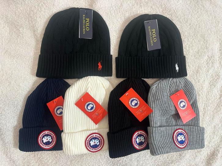 Ralph Lauren & Canada Goose Mutsen - Nieuw!, Kleding | Dames, Hoeden en Petten, Nieuw, Hoed, One size fits all, Ophalen of Verzenden