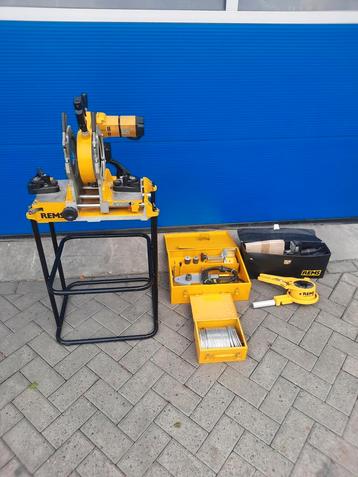 REMS SSM 160R stomplasmachine, kunstofbuizen spiegellassen beschikbaar voor biedingen