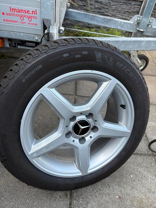 Mercedes C-klasse Velgen met Michelin Crossclimate 2, Auto-onderdelen, Banden en Velgen, Banden en Velgen, All Season, 16 inch