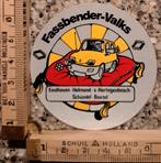 Vintage sticker Renault logo autosticker automerk Fassbender, Ophalen of Verzenden, Zo goed als nieuw