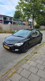 Honda Civic 1.3 Vtec Hybrid 4DR C-tr. 2007 Zwart, Auto's, 65 €/maand, Beige, USB, Zwart