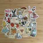 Alice in Wonderland stickers, Nieuw, Ophalen of Verzenden, Meerdere stickers