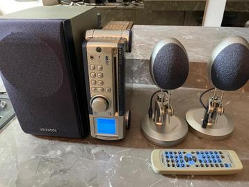 Retro KENWOOD HiFi Micro System VH650 Subwoofer en Egg-Boxen beschikbaar voor biedingen