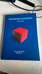 R. Bosch - Basisboek wiskunde, Ophalen of Verzenden, Zo goed als nieuw, Overige niveaus, R. Bosch; Jan van de Craats