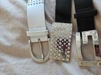 3 GUESS RIEMEN...2 witte en 1 zwarte, Kleding | Dames, Ophalen of Verzenden, Zo goed als nieuw, Zwart